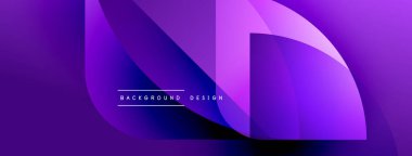 Soyut mor tasarım akışkan şekiller, gradyanlar içerir. Metin elemanı ile modern arkaplan, basit kompozisyon.