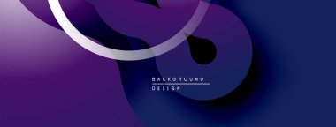 Soyut akışkan şekiller, mor renkler tasarımda baskın. Gradyan etkisi olan minimalist estetik. Modern arkaplan dokusu.