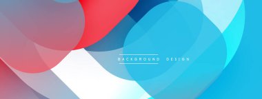 Soyut renkli şekiller örtüşür, dinamik görsel efekt yaratır. Modern tasarım eğimlere, pürüzsüz geçişlere sahiptir. Metin arkaplan tasarımı okur.