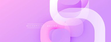 Soyut sıvı şekilleri örtüşür, yumuşak pembe, mor gradyanlar yaratır. Arkaplanda metin arkaplan tasarımı var. Minimalist, modern estetik.