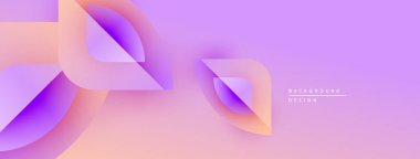 Soyut pastel arkaplan. Yumuşak kıvrımlar dinamik bileşim yaratır. Işık eğimleri derinlik ve modern tasarım estetiğini gösteriyor..