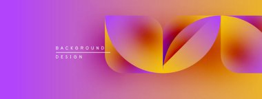 Soyut gradyan dalgalar, mor turuncu renklere. Arka planlar, afişler, sunumlar için modern tasarım unsuru. Minimalist estetik.