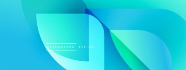 Soyut sıvı şekiller, canlı turkuaz renkler, modern tasarım. Gradyan karışımları dinamik görsel efekt yaratır. Yumuşak kıvrımlar hareketi gösterir.