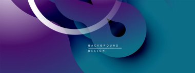 Soyut akışkan şekiller, mor, deniz mavisi renkleri. Modern tasarım, dinamik kompozisyon, değişim etkisi. Minimalist estetik, pürüzsüz geçişler.