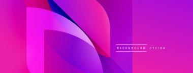 Soyut gradyan tasarımı. Canlı pembeler, morlar dinamik görsel efektler yaratır. Dijital projeler için modern, parlak arkaplan.