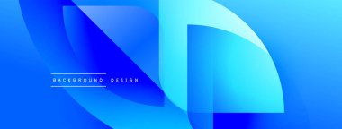 Soyut mavi eğimler akan şekiller yaratır. Minimum metin arka plan tasarımı okur. Modern, temiz estetik dijital kullanım için uygun.