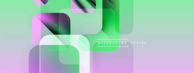 Soyut geometrik şekiller çakışıyor ve yumuşak eğimler yaratıyor. Pastel renkler kompozisyona hakim, modern tasarımın estetik olduğunu gösteriyor.