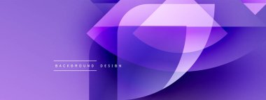 Soyut mor arkaplan. Pürüzsüz şekiller, dinamik görsel efektler yaratır. Sancaklar ve web siteleri için modern tasarım ögesi.