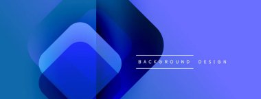 Soyut mavi katmanlar dinamik görsel efekt yaratır. Gradyan gölgeler modern, temiz estetik sunuyor. Minimalist tasarım çeşitli projelere uyar.