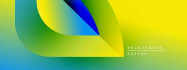 Soyut gradyanlar harmanlanarak, dinamik görsel akış yaratır. Parlak renkler kompozisyona hükmediyor, enerji ve hareket izlenimi veriyor. Modern tasarım ögesi.