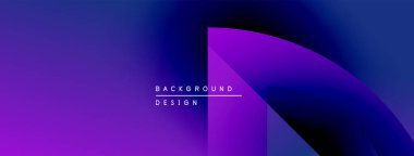 Soyut mor eğimli arkaplan. Modern tasarım geometrik şekiller içerir, metin arka plan tasarımı okur. Pürüzsüz renk geçişleri görsel ilgi yaratır.