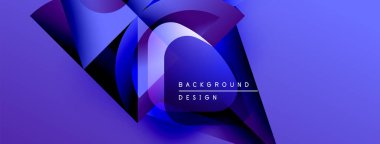 Soyut mavi tasarım katmanlı şekiller, gradyanlar içerir. Modern estetik, dinamik bileşim, uygun arkaplan ögesi.