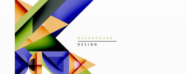 Soyut geometrik şekiller örtüşür, dinamik bileşim yaratır. Canlı renklendirici, yeşil, beyaz uzaya karşı bluecontrast. Arkaplan ve sunumlar için modern tasarım ögesi.