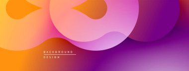 Soyut sıvı şekilleri turuncu ve mor renkleri harmanlıyor. Modern arkaplan tasarımı pürüzsüz geçişleri, dinamik kompozisyonu çağrıştırıyor.