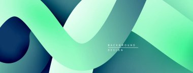 Soyut akış şekilleri, deniz mavisi renkleri, pürüzsüz gradyanlar. Modern tasarım, minimalist estetik, rahatlatıcı görsel deneyim.