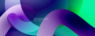 Soyut sıvı şekiller, canlı renklerin karışımı. Modern tasarım, pürüzsüz eğimler dinamik kompozisyon yaratır. Dijital projeler için uygun arkaplan.