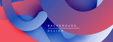 Soyut sıvı şekiller, canlı renklerin karışımı. Modern tasarım, pürüzsüz eğimler dinamik kompozisyon yaratır. Arkaplanda metin ögeleri.