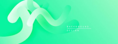 Soyut sıvı şekiller, açık yeşil renkler, modern tasarım. Dijital projeler ve sunumlar için minimalist arkaplan.