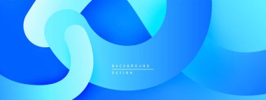 Soyut mavi katmanlar akışkan şekiller yaratır. Derinlik ve modern tasarım unsurlarını gösteriyor. Minimalist estetik, temiz kompozisyon.