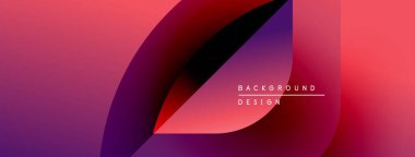 Soyut gradyan tasarımı. Pürüzsüz renk değişimi, mor, kırmızı renkler. Akan şekilli modern arkaplan, mevcut metin örtüsü.