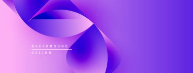 Soyut mor arkaplan. Pürüzsüz gradyanlar akışkan şekiller, modern tasarım elementleri yaratır. Metin arkaplan tasarımı okur.