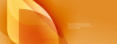 Soyut turuncu tasarım. Yumuşak eğimler dinamik şekiller yaratır, hareket, enerji, modern estetik. Arkaplan özellikleri katmanlı biçimler.