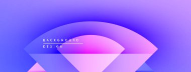 Soyut eğim arkaplanı. Mor, pembe renkler düzgün bir şekilde harmanlanır. Minimalist tasarım geometrik şekiller, metin elementleri içerir. Modern estetik.