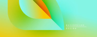 Soyut gradyan şekiller örtüşür ve canlı bir arkaplan oluşturur. Pürüzsüz renk geçişleri modern tasarım elementlerini akla getiriyor. Metin arkaplan tasarımı okur.