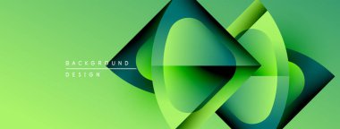 Soyut yeşil tasarım akış şekilleri, dinamik çizgiler. Modern kompozisyon görsel ilgi yaratıyor, gradyan etkisi mevcut.