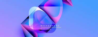 Soyut sıvı şekiller, canlı renkler, modern tasarım. Gradyan arka plan dinamik görsel deneyim yaratır. Metin arkaplan tasarımı okur.