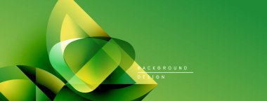 Soyut yeşil tasarım akışkan şekiller, gradyanlar içerir. Sunumlar ve web siteleri için modern arkaplan ideal. Canlı renkler dinamik görsel efekt yaratır.