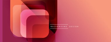 Soyut geometrik tasarım. Üst üste binen katmanlar canlı bir değişim etkisi yaratır. Geçmişe uygun modern, minimalist stil.