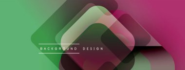 Soyut geometrik katmanlar çakışıyor. Yeşil, kestane rengi, zeytin rengi karışımı. Arka planlar ve sunumlar için modern tasarım öğesi. Basit, temiz estetik..