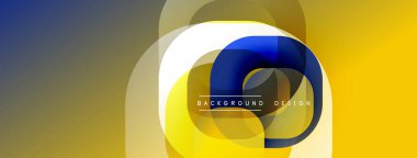 Soyut sarı, mavi katmanlar dinamik görüntü yaratır. Modern tasarım elementleri yenilik, enerji, derinlik öneriyor. Arkaplanda metin arkaplan tasarımı.