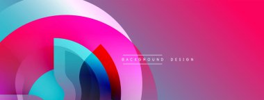 Soyut, enerjik katmanlar dinamik bir değişim etkisi yaratır. Pembe, mavi renkler kusursuz bir şekilde harmanlanmış, modern tasarım elementi..