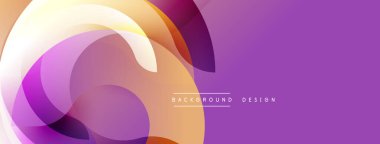 Soyut akışkan şekiller, canlı mor, turuncu renkler. Modern tasarım, pürüzsüz gradyanlar dinamik görsel efekt yaratır.
