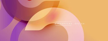 Soyut renkli katmanlar dinamik arkaplan yaratır. Yumuşak gradyanlar harmanlanarak modern görsel deneyimi oluşturur. Minimalist tasarım elementleri temiz estetik sunar.