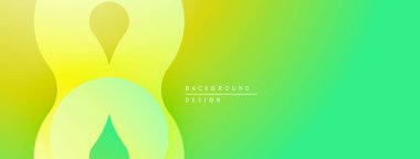 Soyut eğim arkaplanı. Yumuşak sarı, yeşil renkler düzgün bir şekilde harmanlanır. Organik şekiller görsel ilgi yaratıyor, modern estetik..