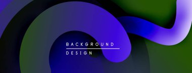 Soyut sıvı şekiller, canlı renklerin karışımı. Modern tasarım, dinamik kompozisyon, gradyanlar derinlik yaratır. Metin arkaplan tasarımı okur.