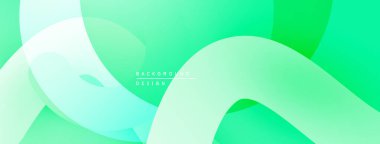 Soyut sıvı şekilleri, canlı yeşil renkler, pürüzsüz gradyanlar. Arka planlar ve sunumlar için modern tasarım öğesi. Minimalist estetik.
