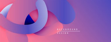 Soyut sıvı şekiller, canlı mor renkler, pürüzsüz gradyanlar. Arka planlar ve sunumlar için modern tasarım öğesi. Minimalist estetik.