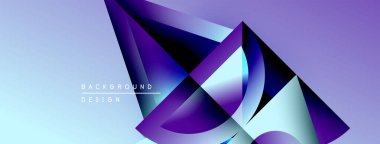 Soyut geometrik şekiller, canlı mor renkler, pürüzsüz eğimler. Modern tasarım elementleri dinamik görsel etki yaratır. Arkaplan teknoloji ve yenilik öneriyor.