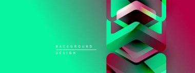 Soyut eğim arkaplanı. Geometrik şekiller, dinamik görsel efekt oluşturur. Modern tasarım elemanları canlı renk şeması sunar.