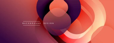 Soyut sıvı şekiller, canlı renklerin karışımı. Gradyan arka plan modern görsel etki yaratır. Minimalist metin ince markalaşma ögesi ekler.