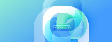 Soyut mavi tasarım katmanlı şekiller, gradyanlar içerir. Modern estetik, temiz kompozisyon, arka planlar ve sunumlar için uygun..