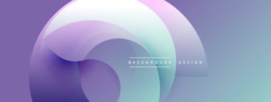 Soyut sıvı şekilleri örtüşür, yumuşak mor, mavi gradyanlar oluşturur. Metin arkaplan tasarımı mevcut olan minimalist tasarım.