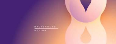 Soyut eğim arkaplanı. Yumuşak renkler karışıyor, pürüzsüz geçişler yaratıyor. Organik şekilli minimalist tasarım, modern estetik.