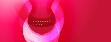 Soyut pembe tasarım üst üste binen katmanlar oluşturarak dinamik görsel efekt yaratır. Çeşitli projeler için modern arkaplan.
