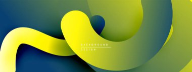 Soyut sıvı şekiller, canlı renklerin karışımı. Modern tasarım, pürüzsüz eğimler dinamik kompozisyon yaratır. Minimalist estetik, mükemmel arkaplan.