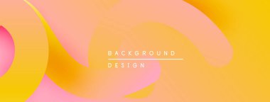 Soyut akışkan şekiller, sıcak renkler karışımı. Yumuşak gradyanlar modern arkaplan tasarımı yaratır. Minimalist estetik, davetkar görsel deneyim.